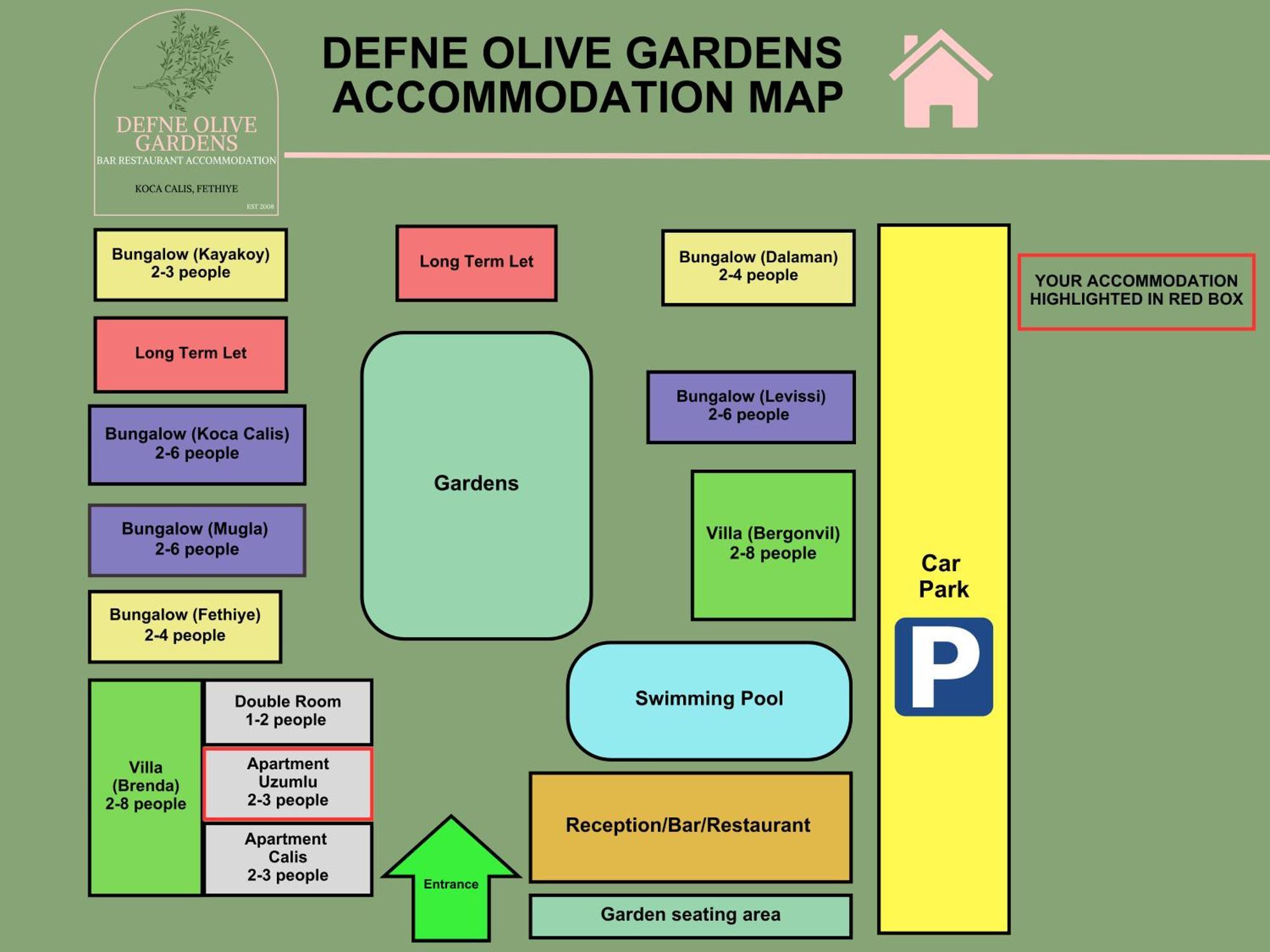 Defne Olive Gardens, Koca Calis, Fethiye - Previously Defne Pansiyon Quarto foto